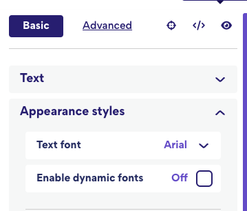 dynamic fonts